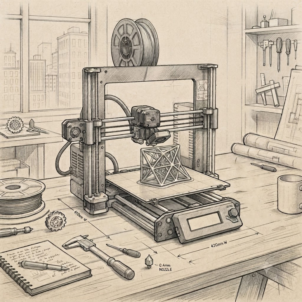 Fabrication par impression 3D, assemblage et mise au propre d’une pièce